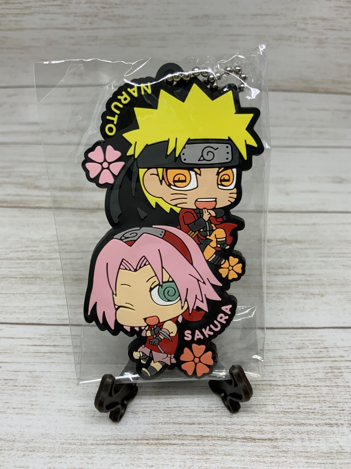 BANDAI - NARUTO ナルト 疾風伝 ラバーストラップ 8個セット