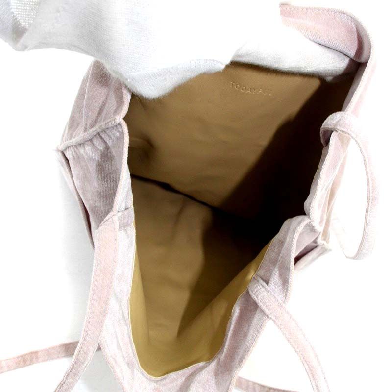 TODAYFUL】Velvet Tote Bag | selectshop kusukusu