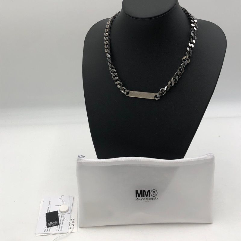 品 MM6 MAISON MARGIELA エムエム6 メゾン マルジェラ CHAIN NECKRACE SM6UU0033 SV0235 チェーン ネックレス 182-251025-ks-11-tei