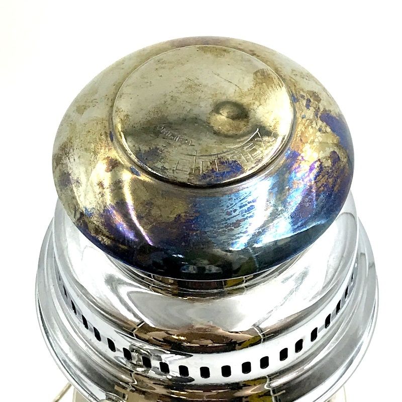 ニッケル（銀色)　ペトロマックス hk500リフレクター、社外品ケース付き Petromax HK500シルバー リフレクター&専用カバー付 ペトロマックス