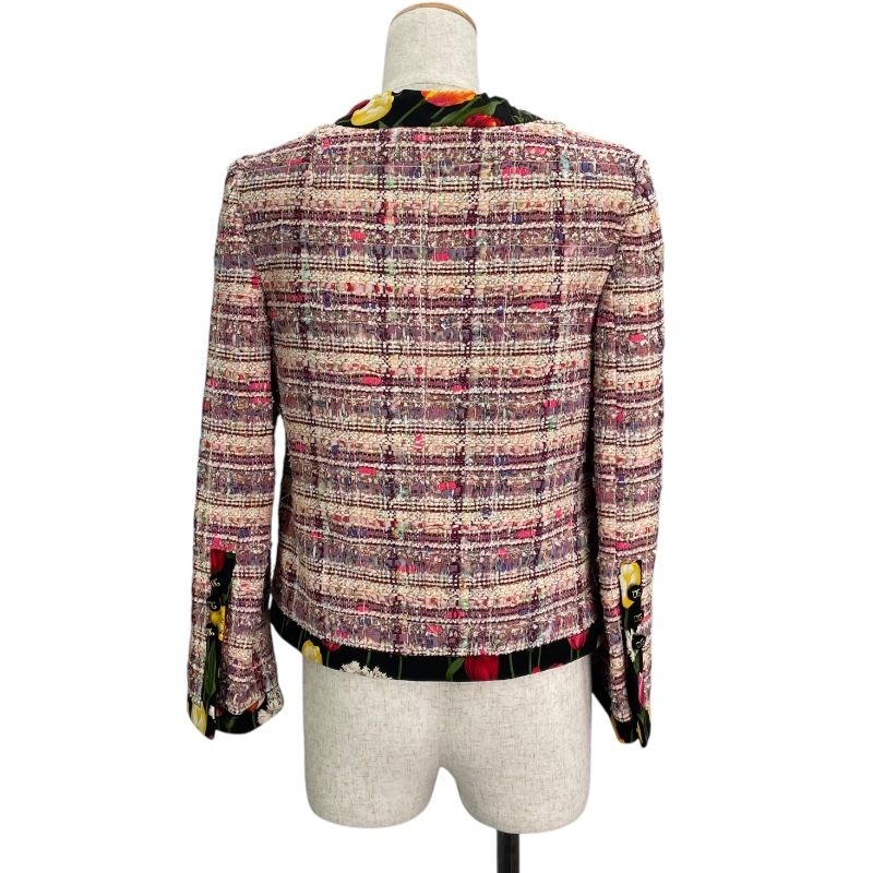 ドルチェ＆ガッバーナ Dolce - Gabbana ノー ツイードジャケット F2087T マルチ コットン レディース ノー ジャケット