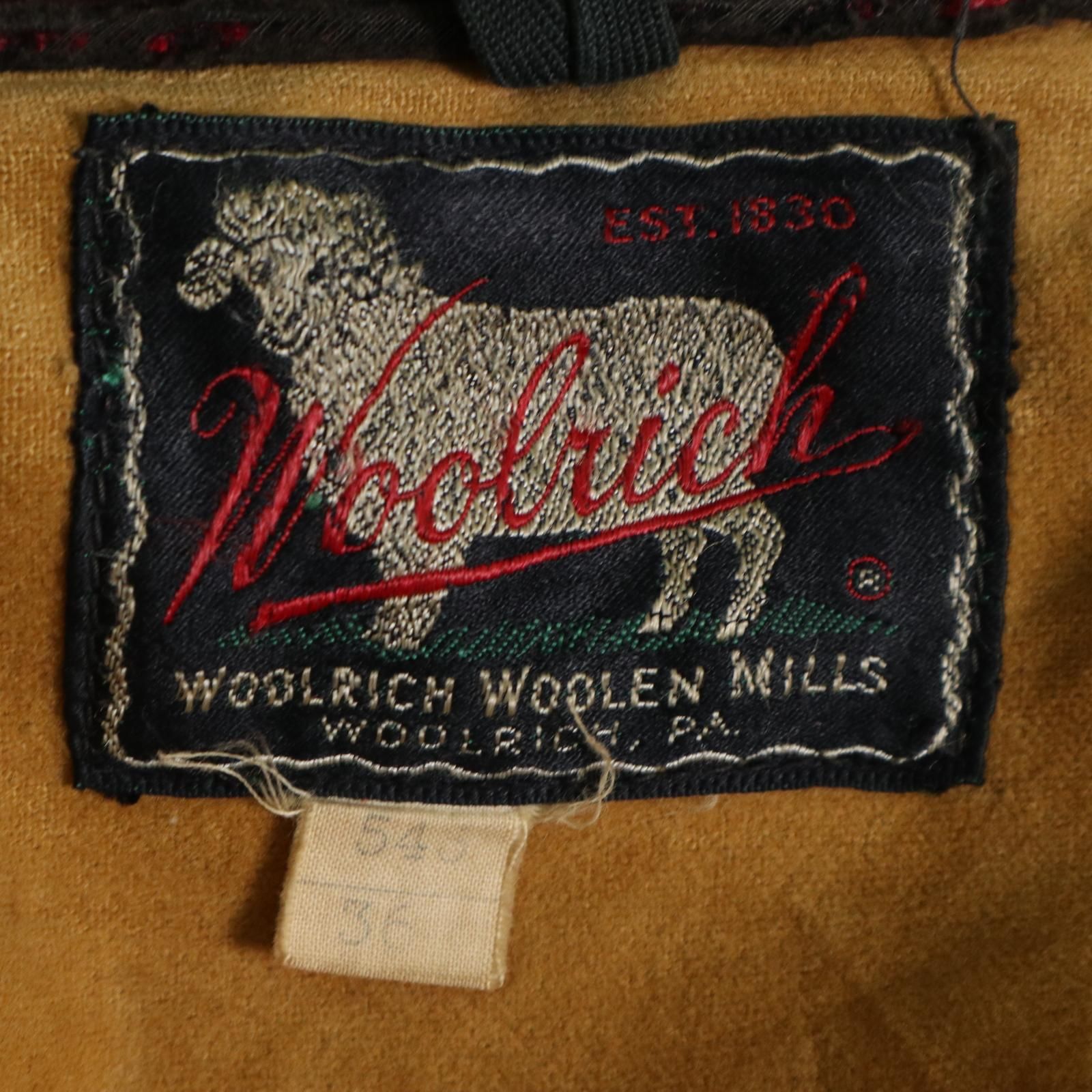 50年代 WOOLRICH ウールリッチ ウール ハンティングジャケット