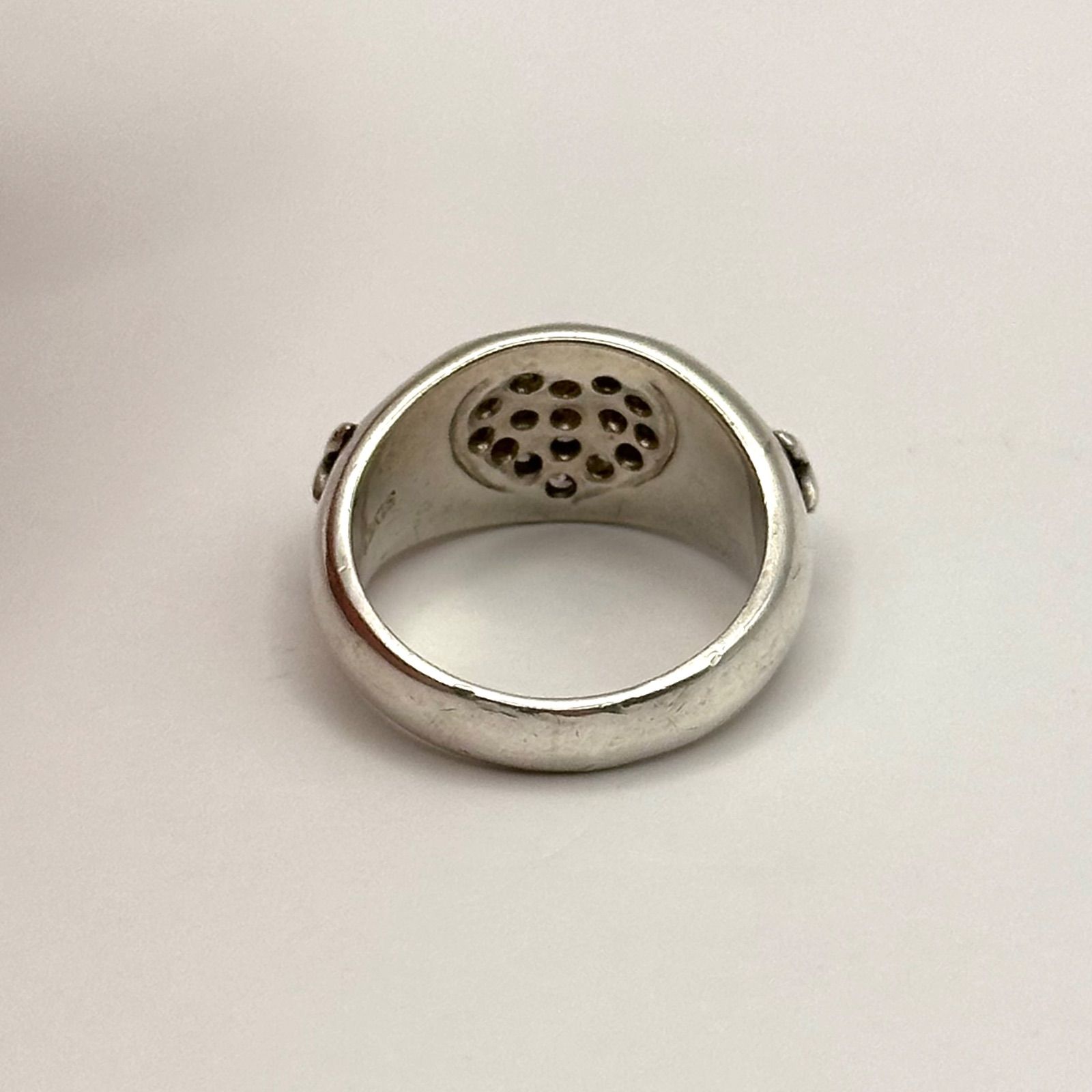 良品】LOVE & HATE ラブ&ヘイト リング 指輪 ハート ラインストーン