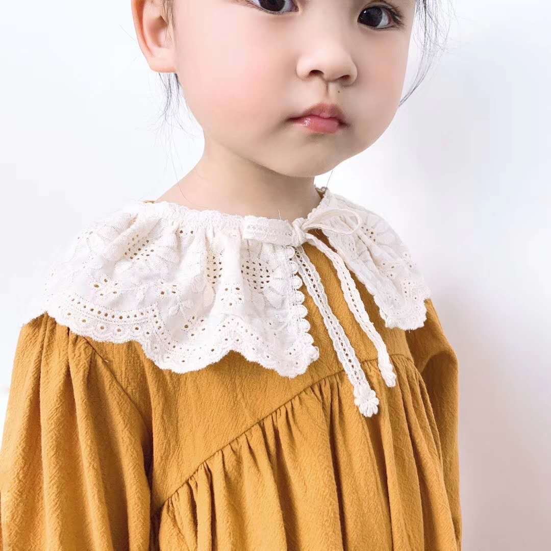 キッズ レース 刺繍 付け襟 韓国子供服 - メルカリ