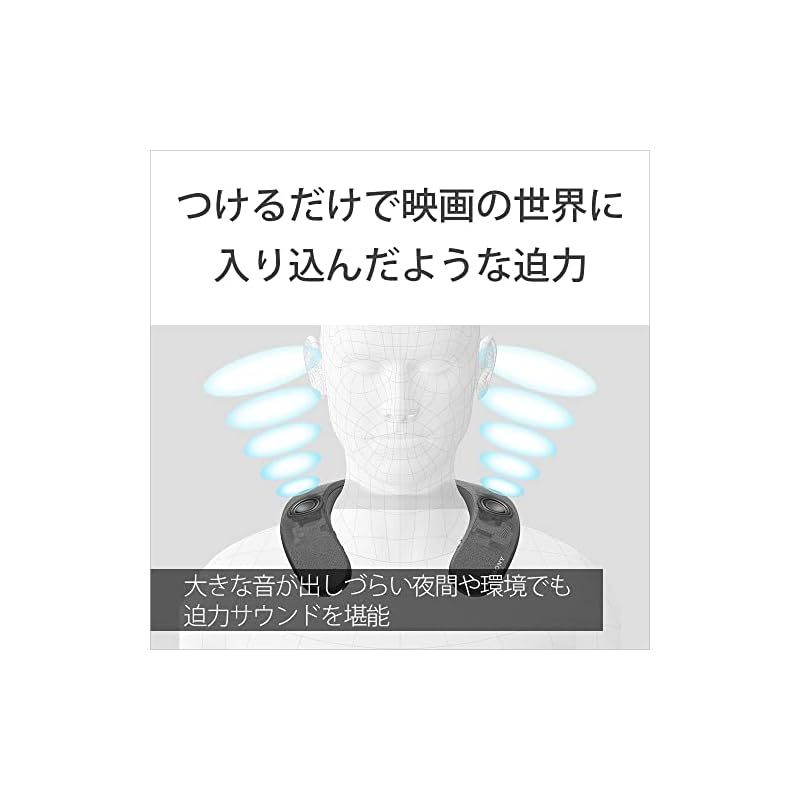 ソニー SONY ワイヤレスネックバンドスピーカー SRS-NS7 360 Reality Audio対応 ハンズフリー通話 IPX4防滴 ロングバッテ―12時間 急速充電10分充電60分使用 SRS-NS7 HC 0