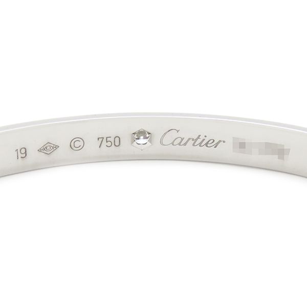 カルティエ Cartier ブレスレット LOVE ラブブレス オープン 1Pダイヤ 