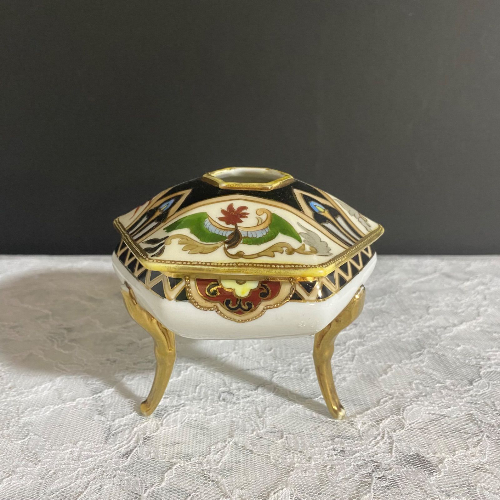 英国 里帰り オールドノリタケ ドレッシングテーブルセット マルキ印