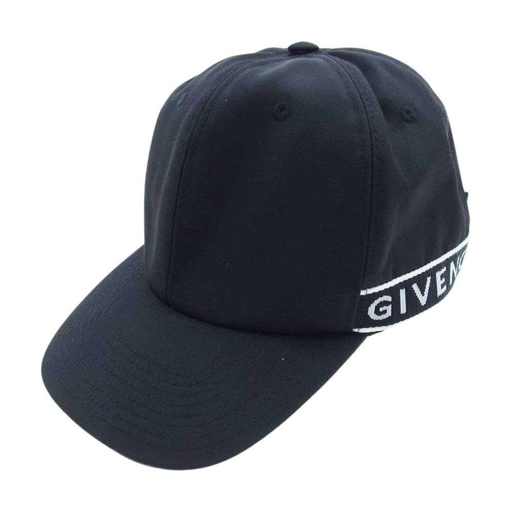 GIVENCHY ジバンシィ 帽子 6パネル サイド ロゴ ライン ブラック系