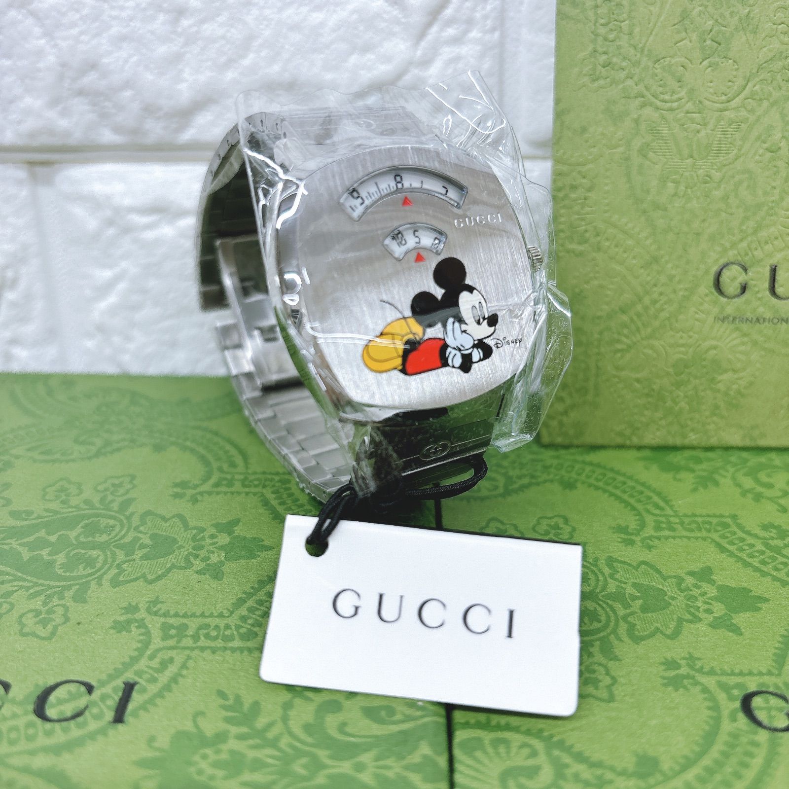 【超希少・新品】GUCCI×Disney  グッチ×ディズニー　コラボ腕時計  ウォッチ　YA157419