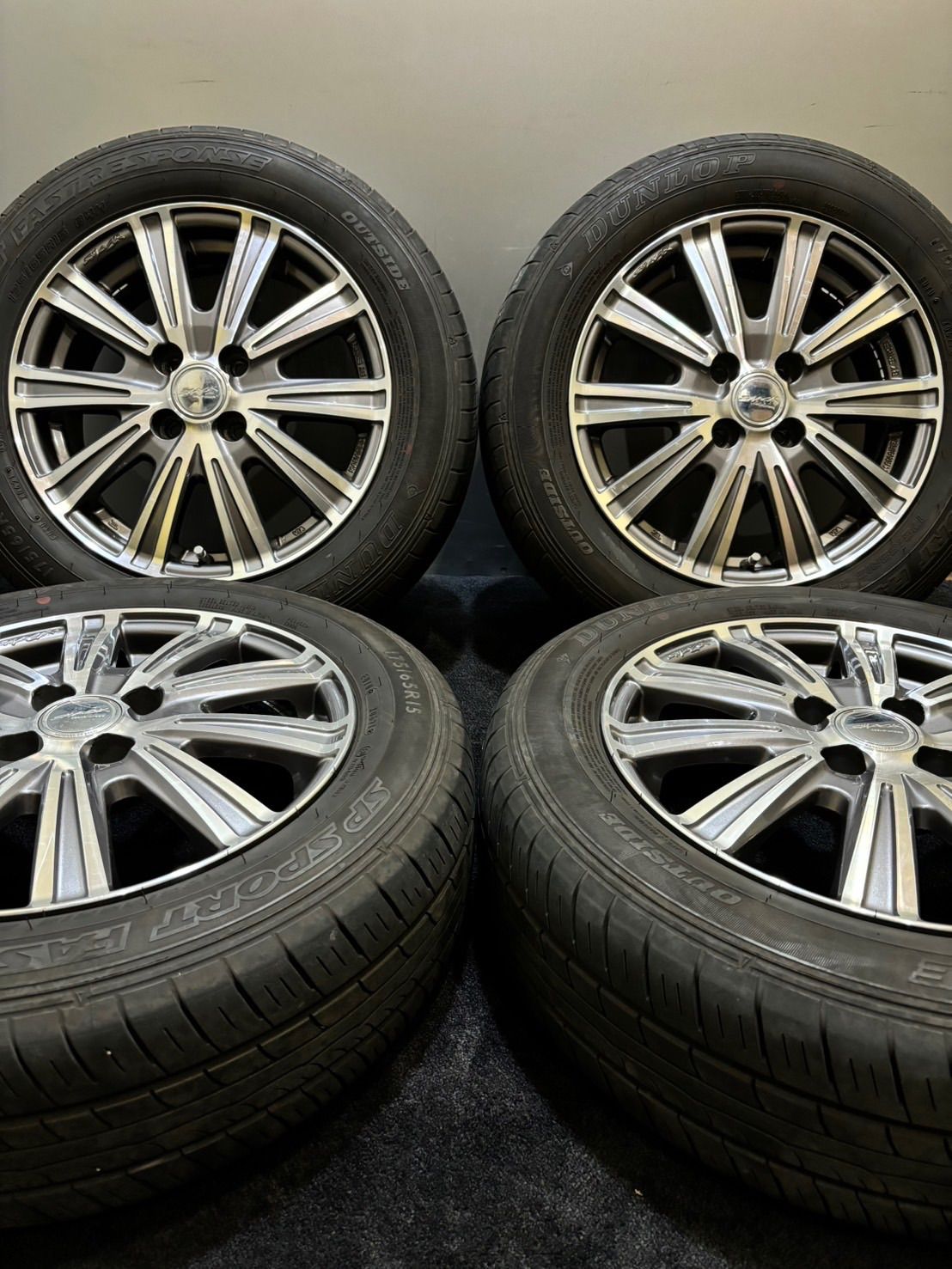  175/65R15 DUNLOP/SP SPORT FASTRESPONSE 21年製 SMACK 15インチ