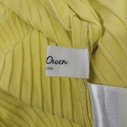 「Mila Owen」 長袖シャツ ONE SIZE グリーン レディース ミラ オーウェン Mila Owen Tシャツライクギャザーボリューム