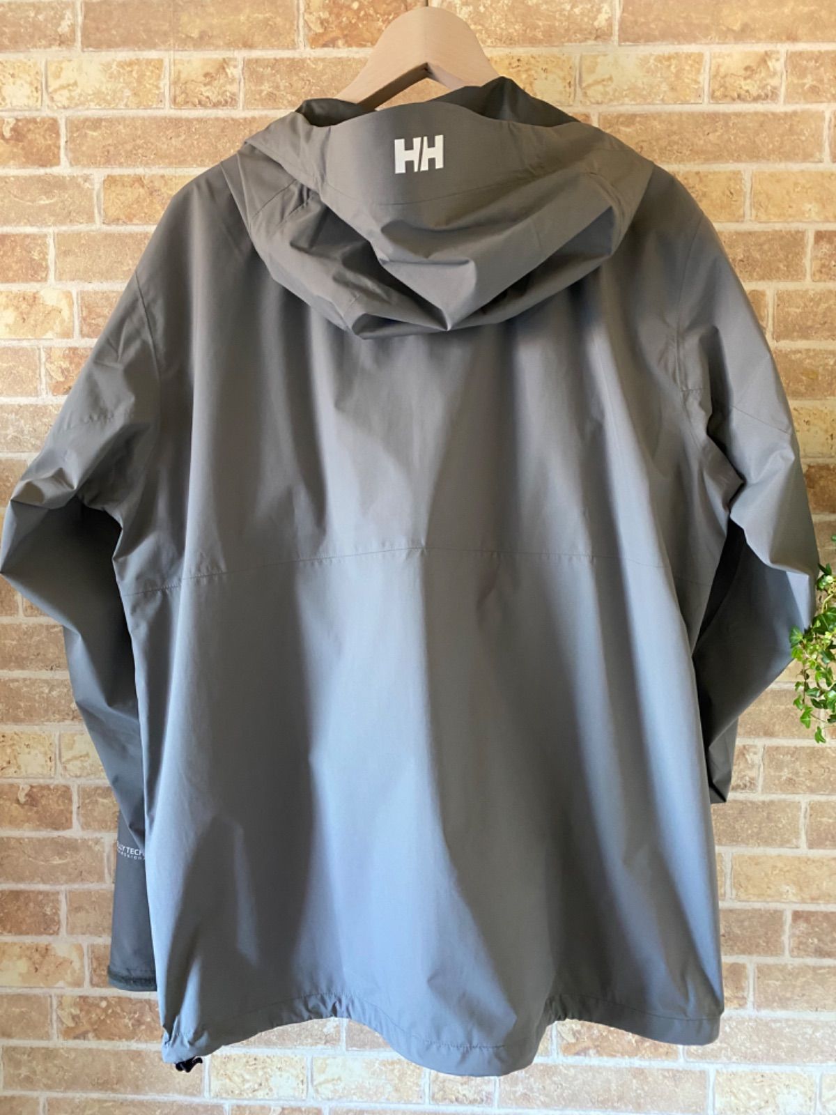 HELLY HANSEN ヘリーハンセン フード付 マウンテンパーカー グレー XL 