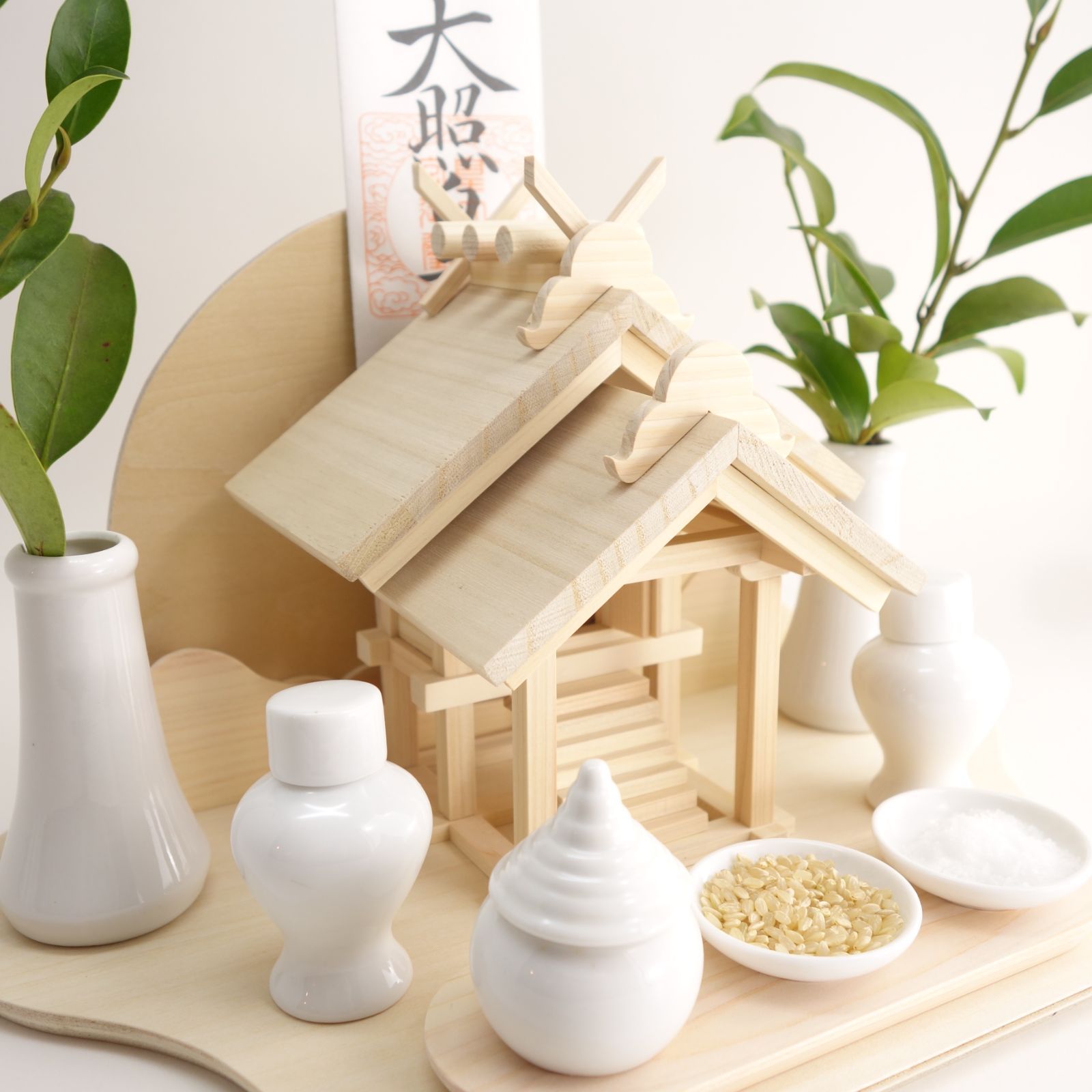 驚きの破格値，限定SALE 神棚《おおとり》神具セット　置き専用 その他