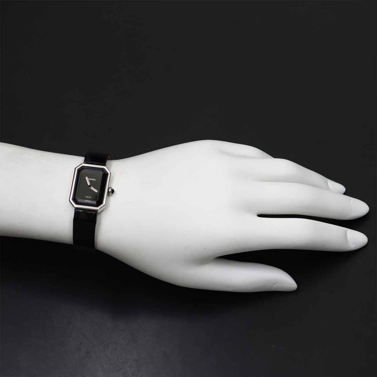 t*8様 シャネル CHANEL プルミエール レディース 腕時計 ブラック ゴ シャネル CHANEL プルミエール H0098 ヴィンテージ レディース