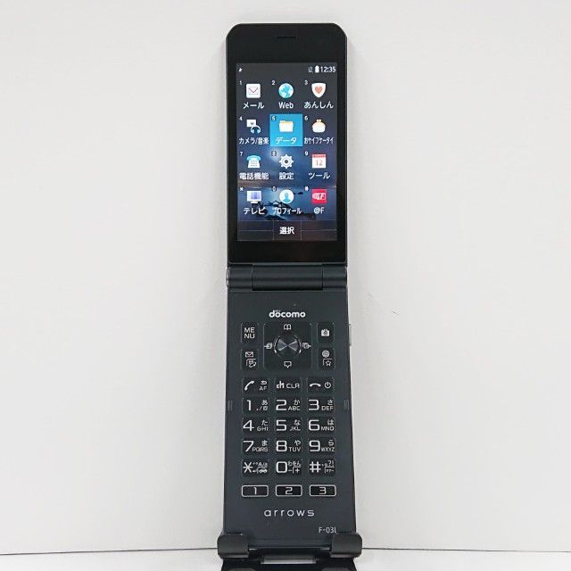 arrows ケータイ F-03L ドコモ ブラック 本体 c12121