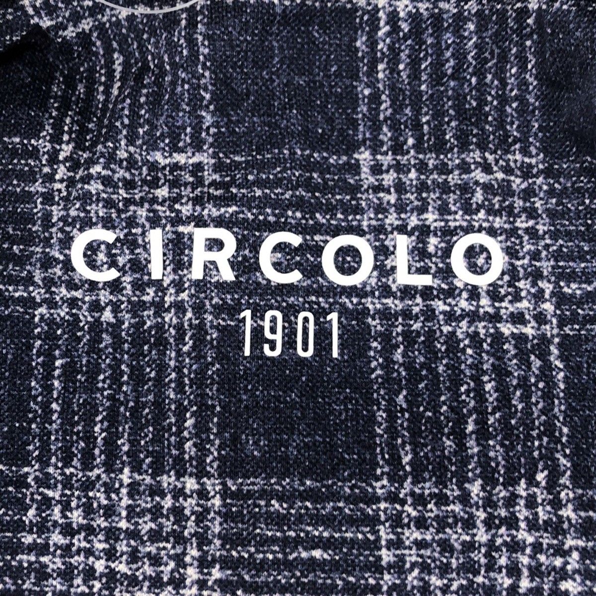 【新品】CIRCOLO 1901 チェック テーラードジャケット 48 CIRCOLO 1901 チルコロ ジャージージャケット チェック グレン