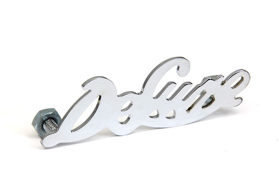 38-6674.デラックス フェンダー1946-1949年モデル エンブレム / ニッケル