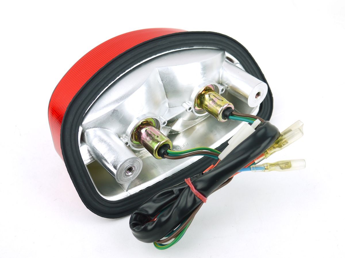 ZRX400/2用 LEDテールランプレッドレンズ ポン付けLEDテール 車検対応