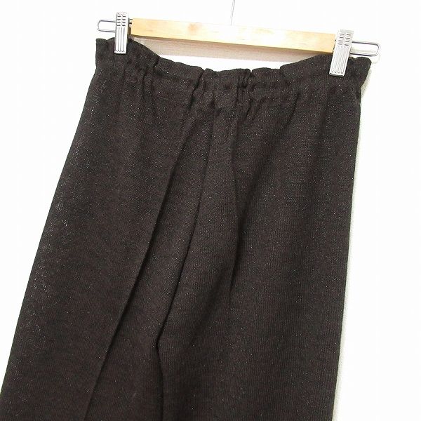 自信のある サイトウトヨコ 斉藤都世子 パンツスーツ セットアップ ラメ 花柄 ジップアップ ニット レディース a964507ss 人気アイテムお得に購入！