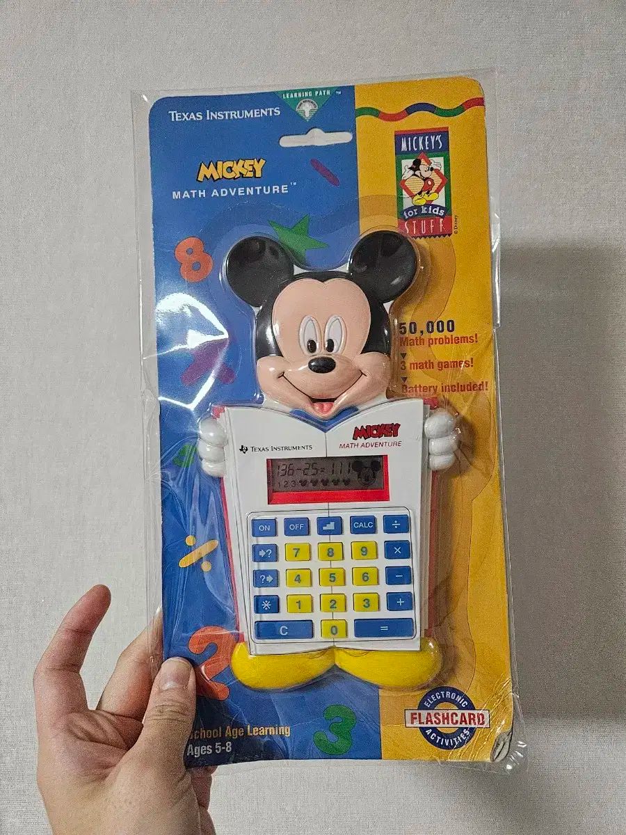 【雷市場（ポンジャン）商品韓国直送】 未開封 Disney(ディズニー) ミッキーマウス 数学 ゲーム 電卓 出品