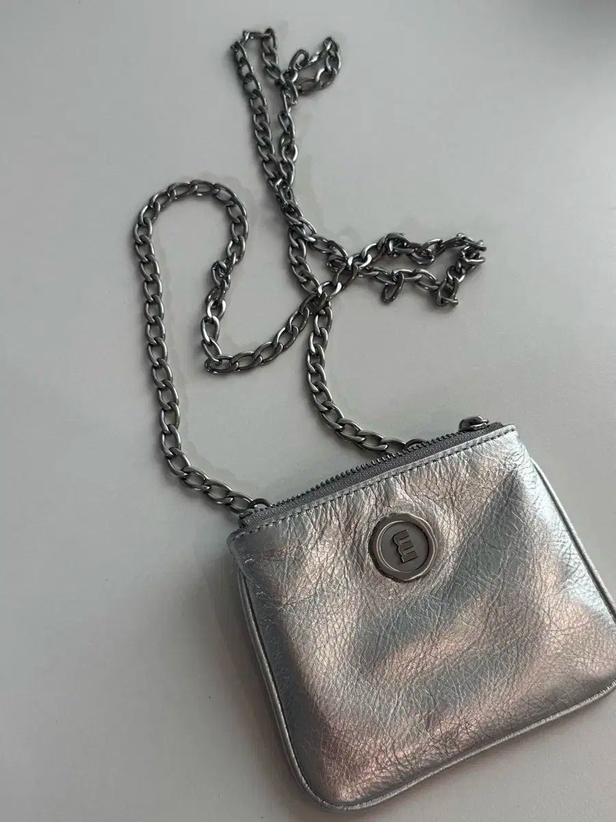 ミニミュート ブレット マイクロ シルバー チェーンバッグ