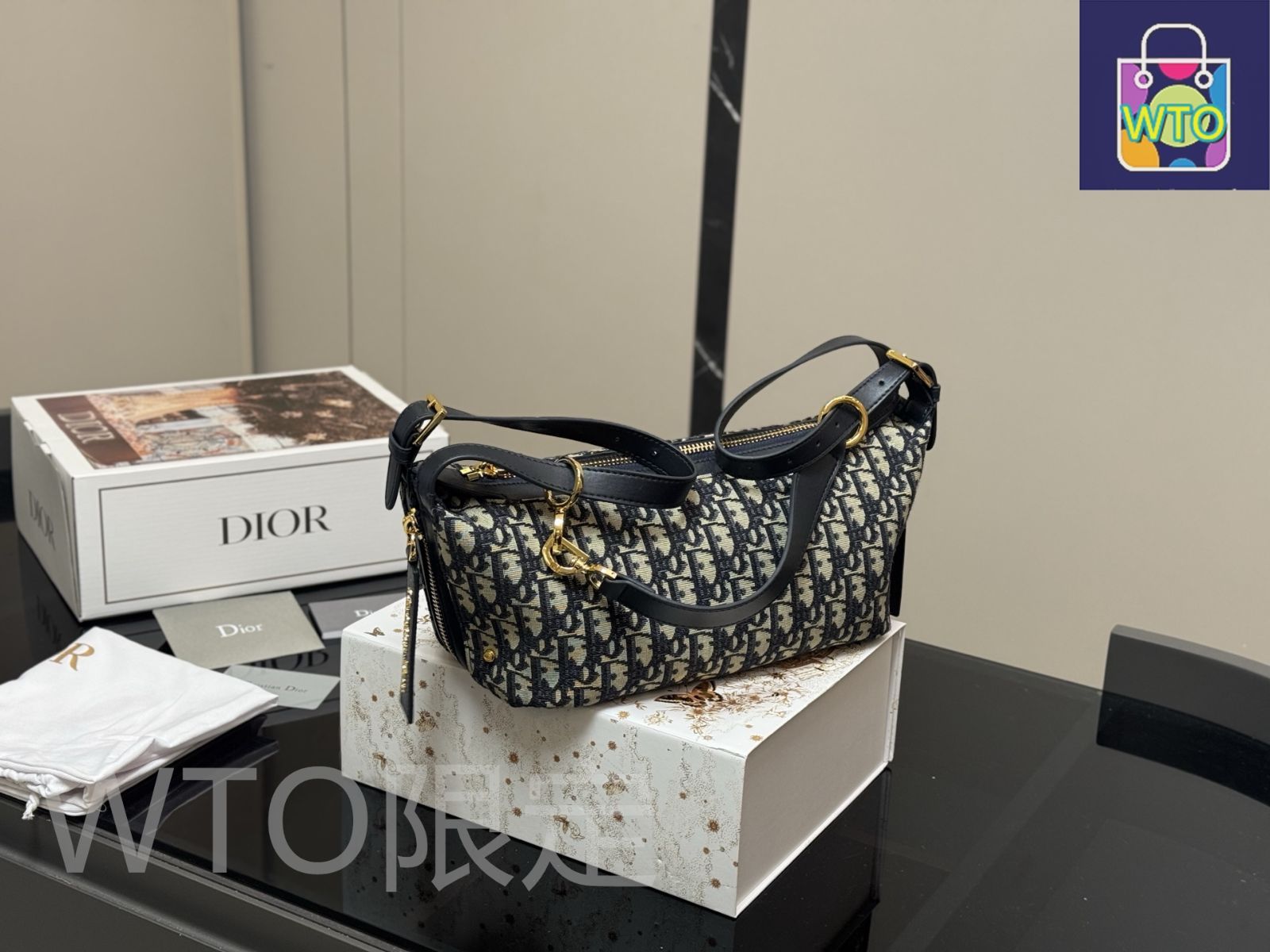 【上品さが醸し出す】Dior ホーボー バッグ DIOR | Diorstar ホーボーバッグ マクロカナージュ クリンクルド