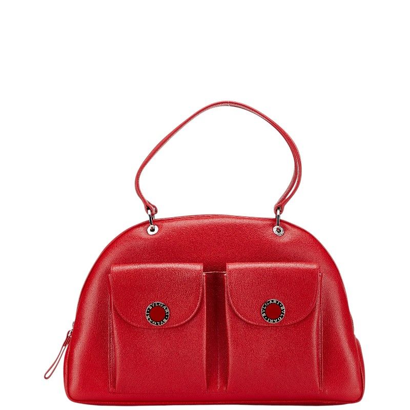 ブルガリ ブルガリブルガリ レッド レザー レディース BVLGARI