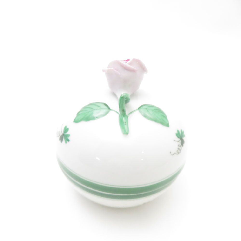 力強い ♥ Herend ヘレンド ウィーンの薔薇 VRH マルボンボン 薔薇 小物入れ バラ ローズ SC9161B3