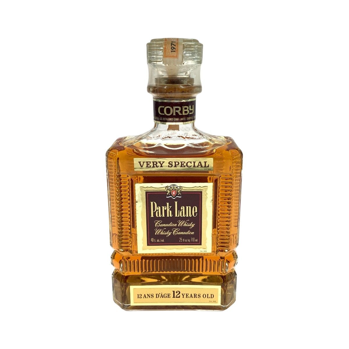 〇〇Park Lane パークレーン 12年 カナディアン ウィスキー 710ml 40% 未開栓 〇〇Park Lane パークレーン 12年 カナディアン ウィスキー
