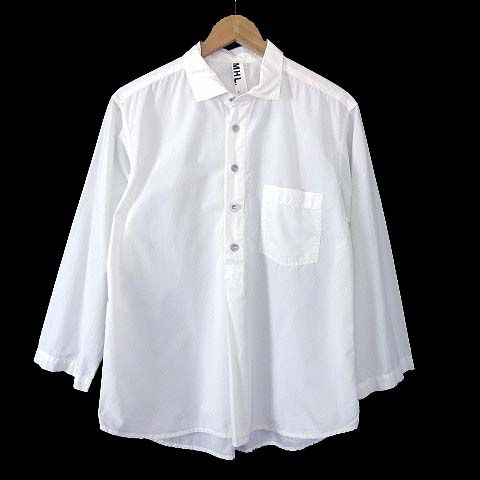 【未使用に近い★人気4つボタン】マーガレットハウエルプルオーバー半袖シャツ★ポロ SHIRTING LINEN(505979834) | マーガレット・ハウエル(MARGARET
