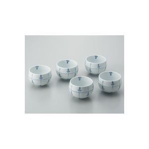 業務用2セット 日光陶器店 ツボ型煎茶碗 めばえ 5客セット