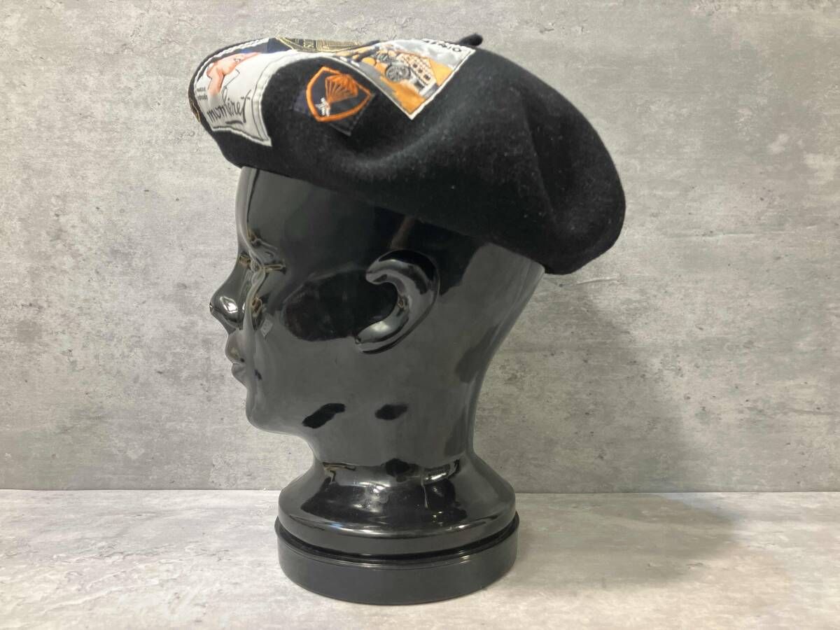 ベレー帽 ブラック