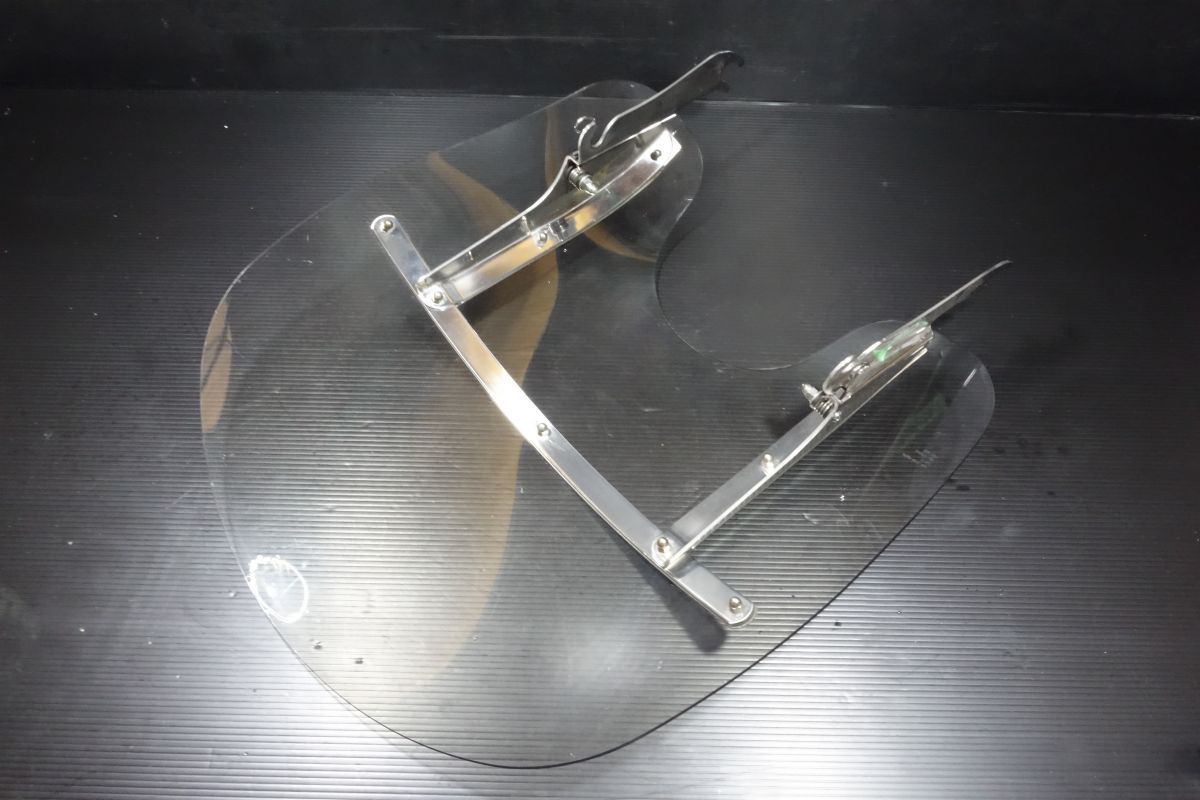 デタッチャブル ウインド シールド スクリーン ライトスモーク ハーレー 純正 FLSTC ヘリテイジ FLSTF R20250818 BRIGHTFACE_UK