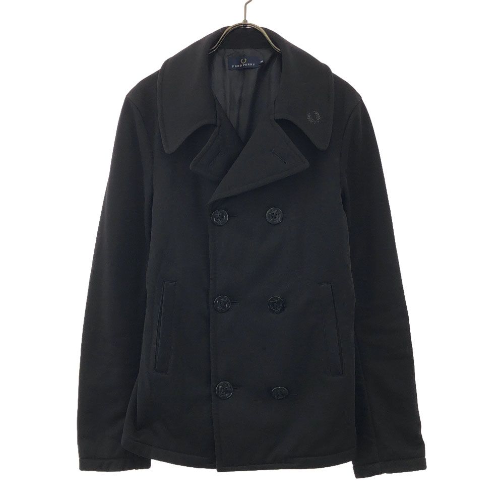 フレッドペリー ピーコート M ブラック FRED PERRY メンズ