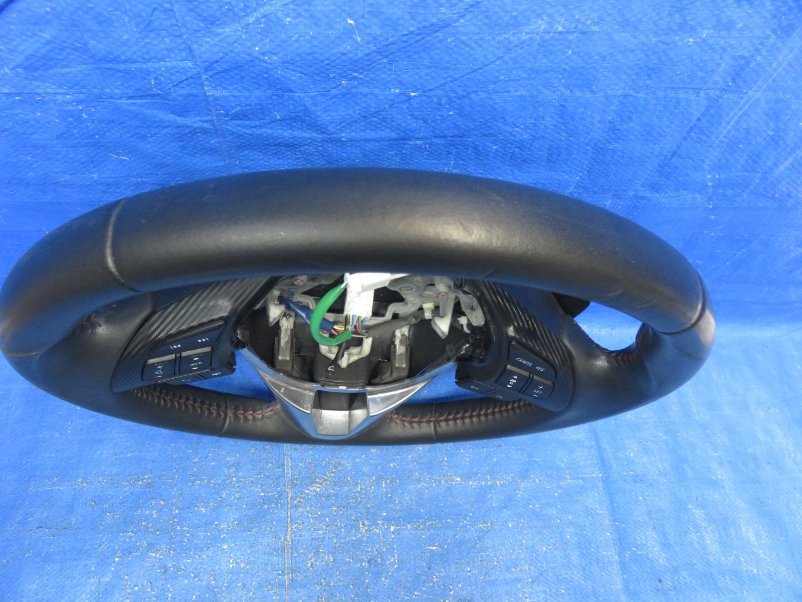 ハンドル 革巻き