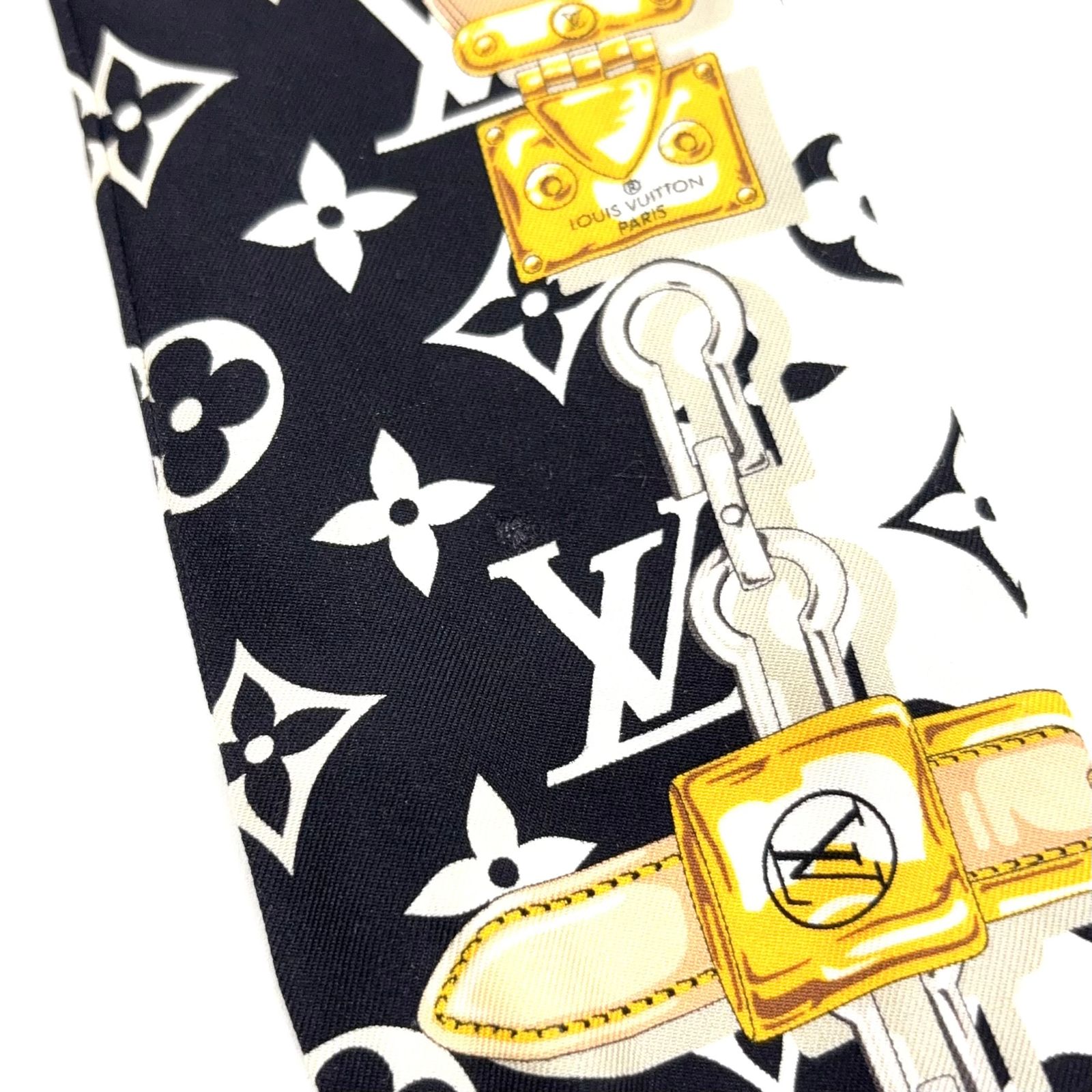 LOUIS VUITTON バンドー モノグラム コンフィデンシャル シルク