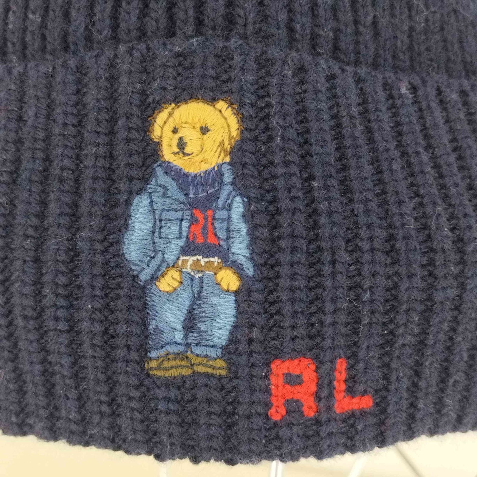 ポロラルフローレン POLO RALPH LAUREN ポロベア刺繍 ニットキャップ ビーニー メンズ ONE SIZE 