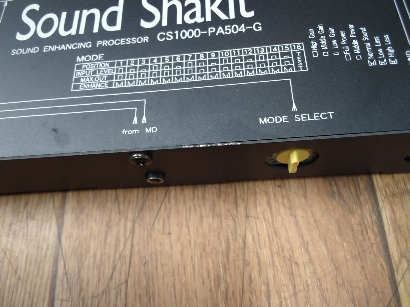 サウンドシャキット CS1000-PA504-G 外観程度良 清掃済 動作OK Yahoo!オークション -「サウンドシャキットcs1000-pa504-g」の落札相場