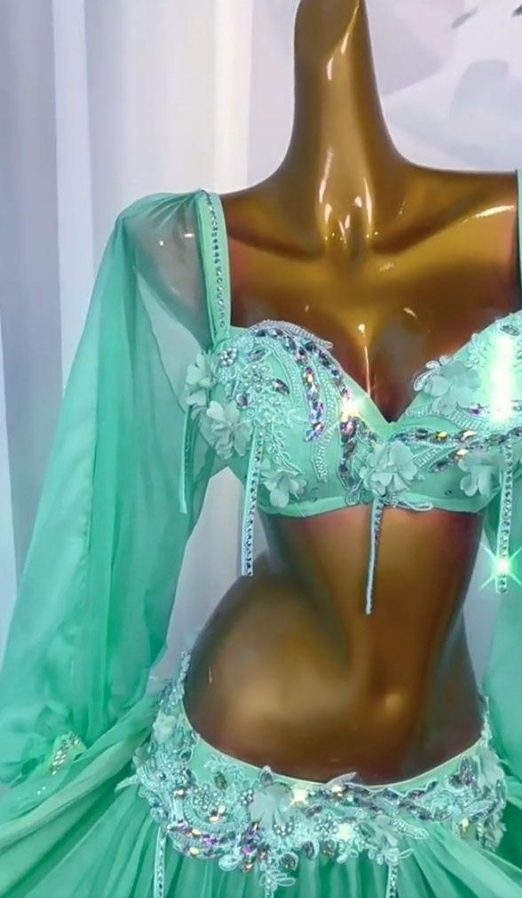 ベリーダンス衣装 オリエンタル衣装 ブラスカート 豪華 オーダーメイド ベリーダンス オリエンタル衣装 刺繍 ブラ スカート オーダーメイド