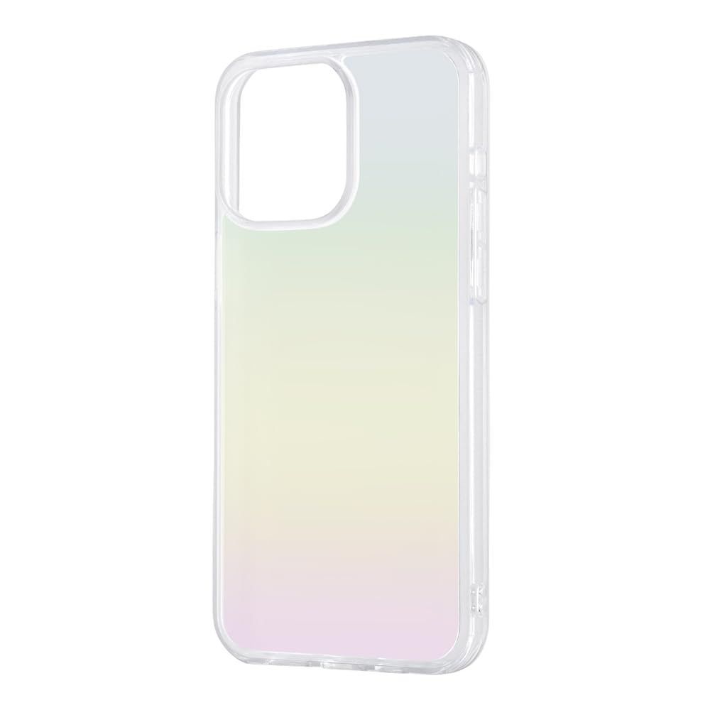 デジタルアルキミスト iPhone15 ProMax ケース マット オーロラ 加工 ハイブリッド ガラス 素材 指紋防止 半透明 耐衝撃 薄型 ワイヤレス充電対応 アイフォン 15 プロマックス カバー/マット/オー
