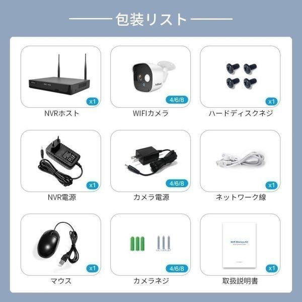 防犯カメラセット4台カメラ 監視カメラ 遠隔監視 正規品SriHome 防犯カメラセット4台カメラ 監視カメラ 遠隔監視 正規品SriHome