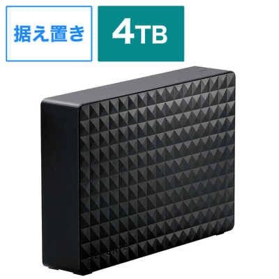 エレコム ELECOM 外付けHDD ブラック [据え置き型 /4TB] SGD-MX040UBK