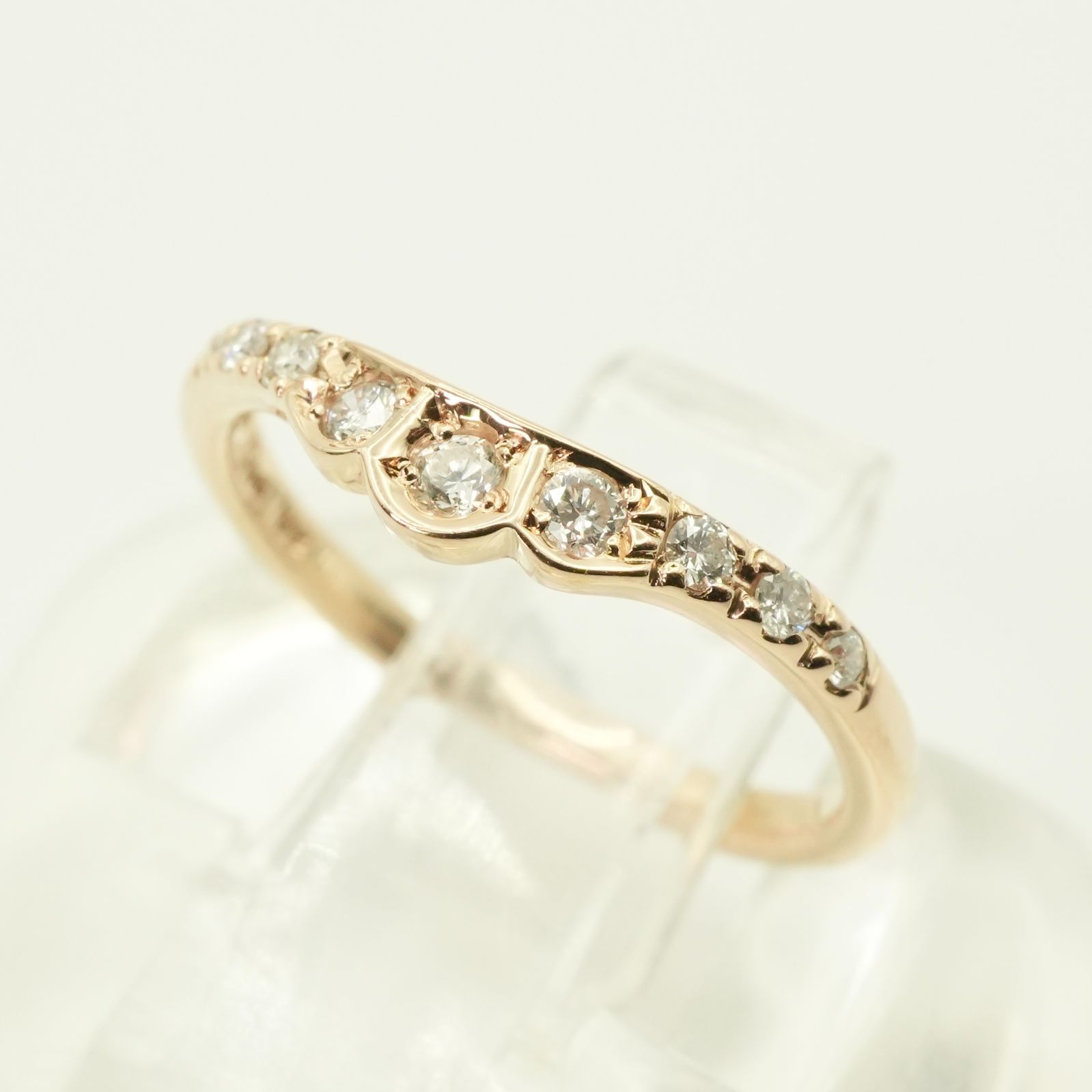 STARJEWELRY☆スタージュエリー☆K18ダイヤモンド☆0.12ctリング