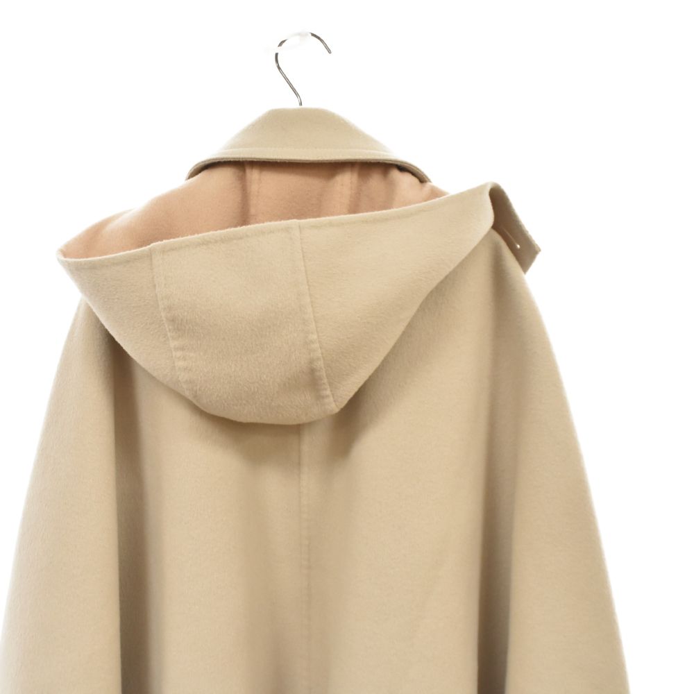 ルイヴィトン　ベージュ ケープコート フード付き LOUIS VUITTON (ルイヴィトン) 14AW ウールフード ポンチョ