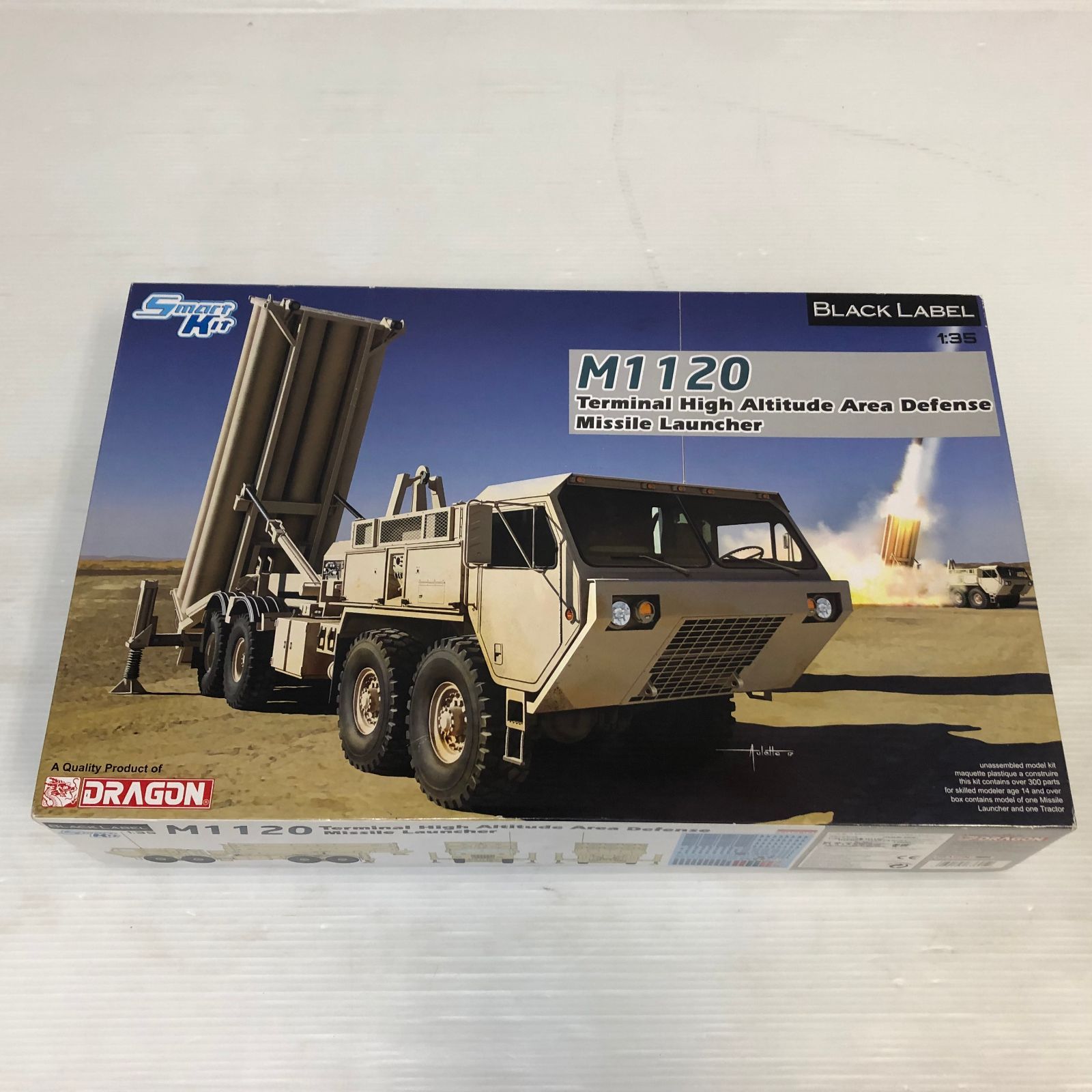 1|35 アメリカ軍 M1120 THAAD サード ミサイルランチャー プラモデル ブラックラベル 未組立品 smpra091445