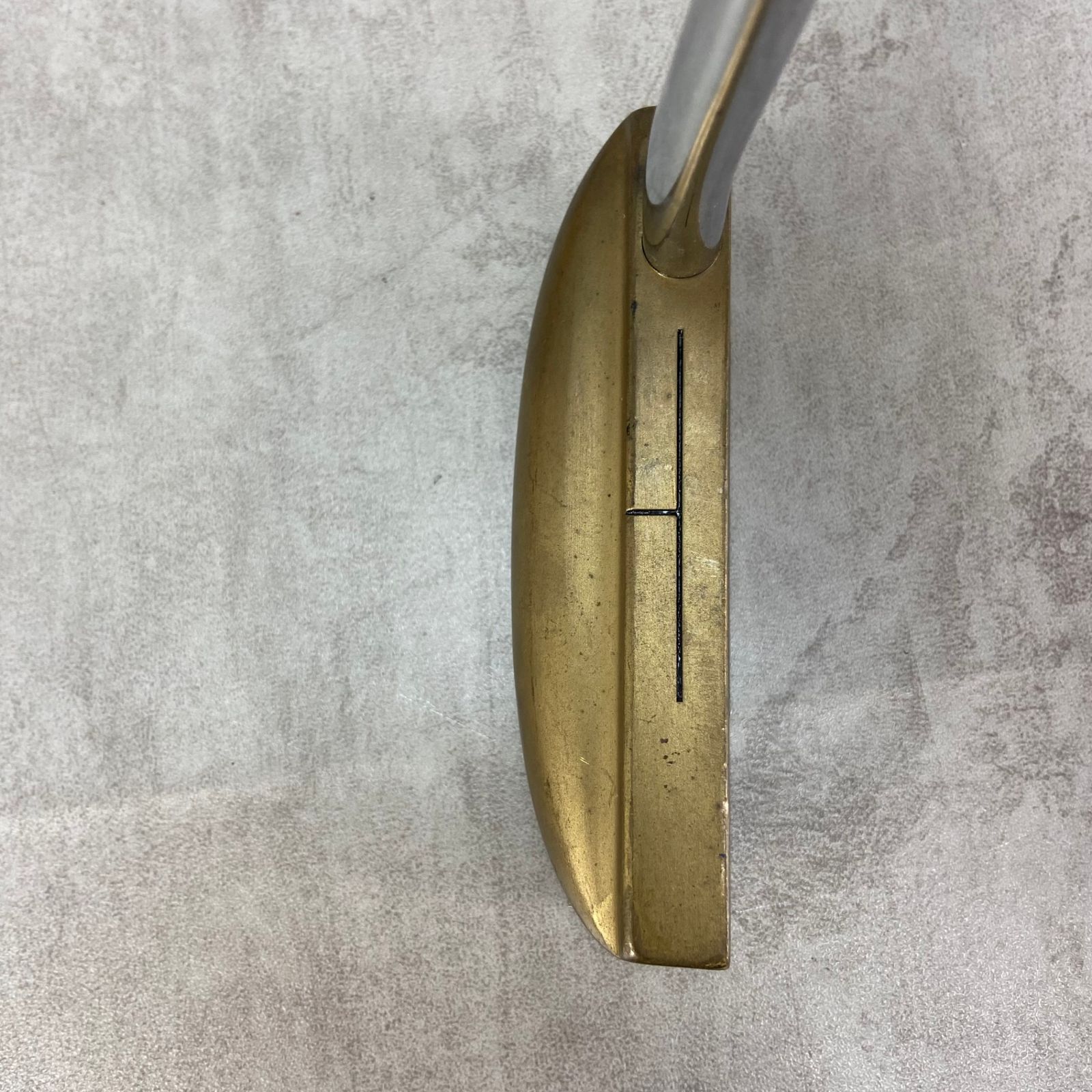 青木功 メンズゴルフパター スチール 右利き用 PT ピン型 約35