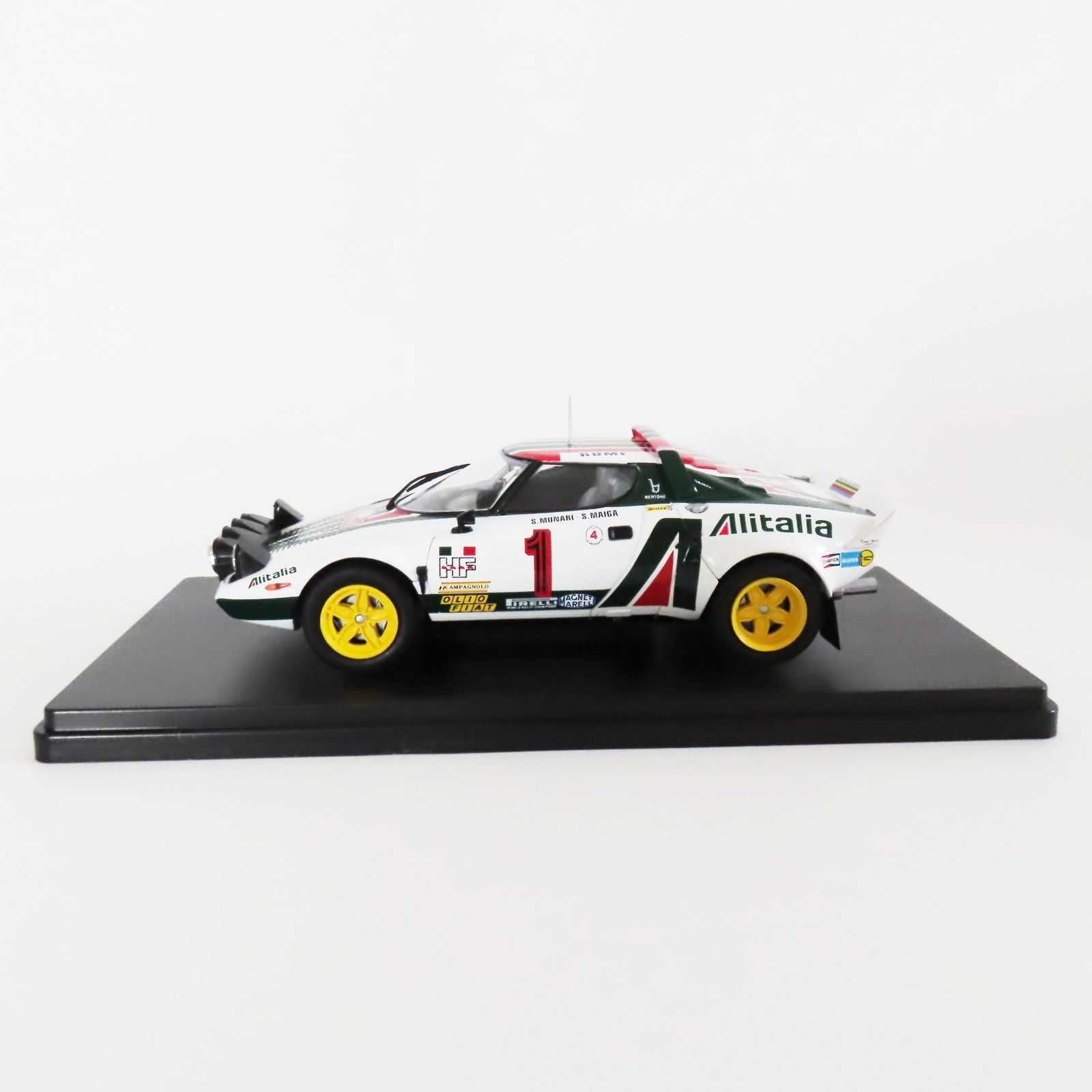 T09-C08 WRC公認 1/24 Lancia Stratos Munari-Maiga Rallye Monte-Carlo 1977 ランチア ストラトス モンテカルロ T09-C08 WRC公認 1/24 Lancia Stratos Munari-Maiga Rallye