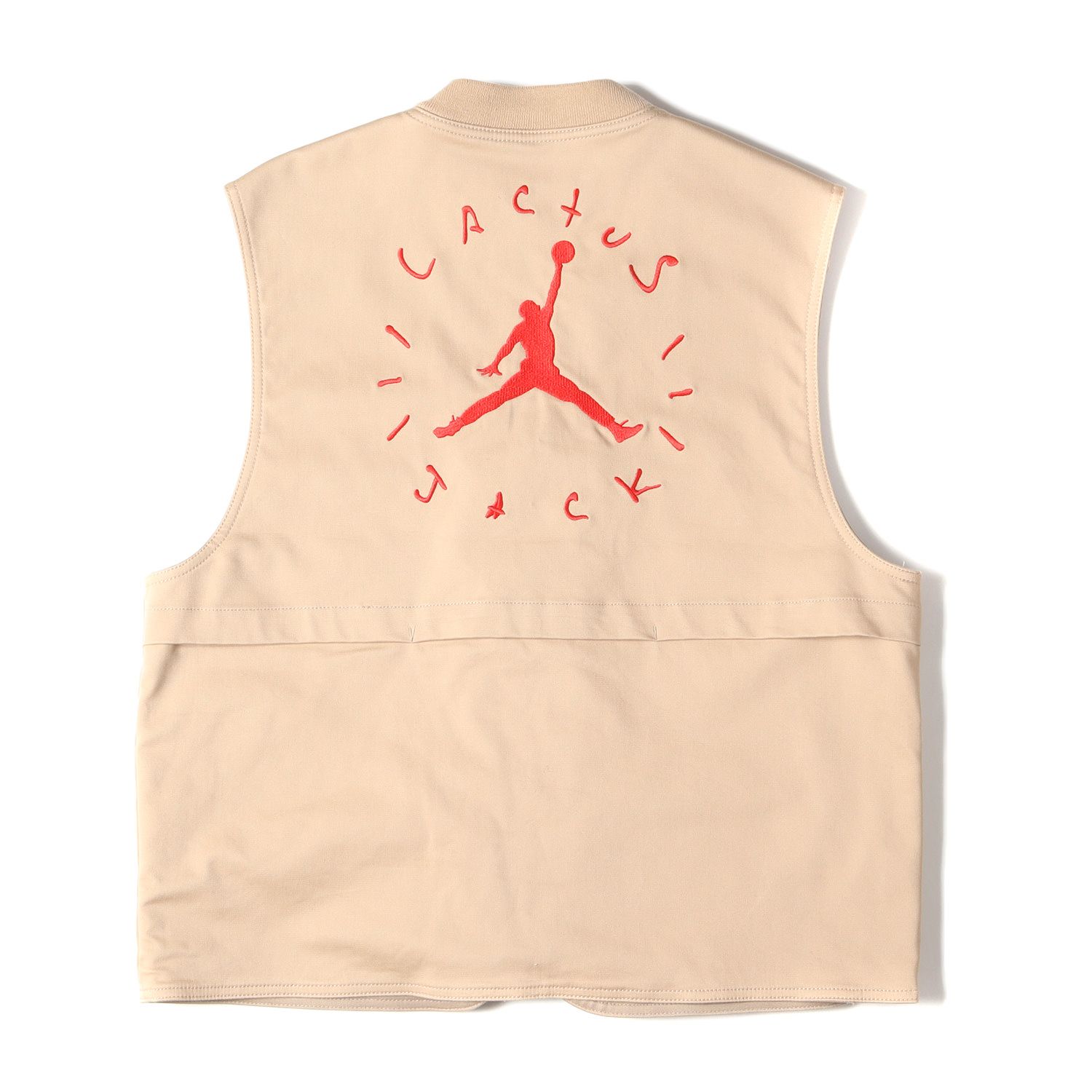 美品 NIKE ナイキ ベスト サイズ:L TRAVIS SCOTT コラボ Cactus Jack 
