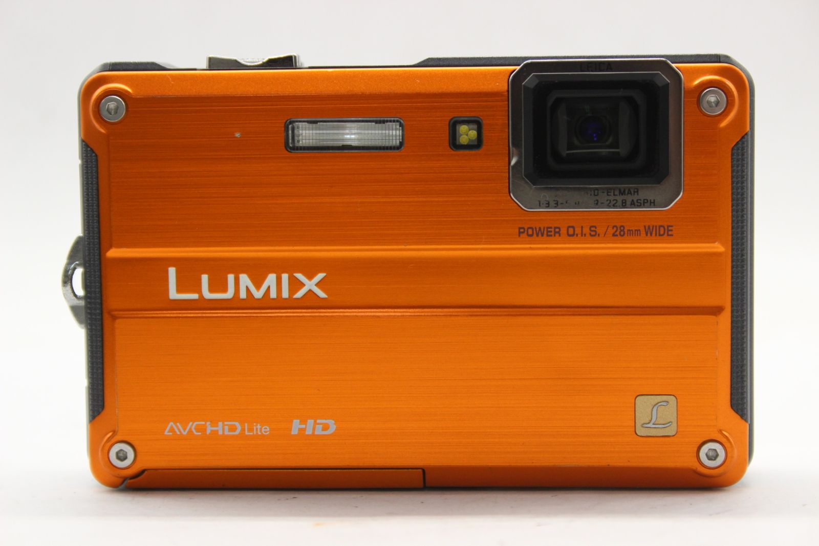 返品保証】 パナソニック Panasonic LUMIX DMC-FT2 オレンジ バッテリー チャージャー付き コンパクトデジタルカメラ v588  - メルカリ
