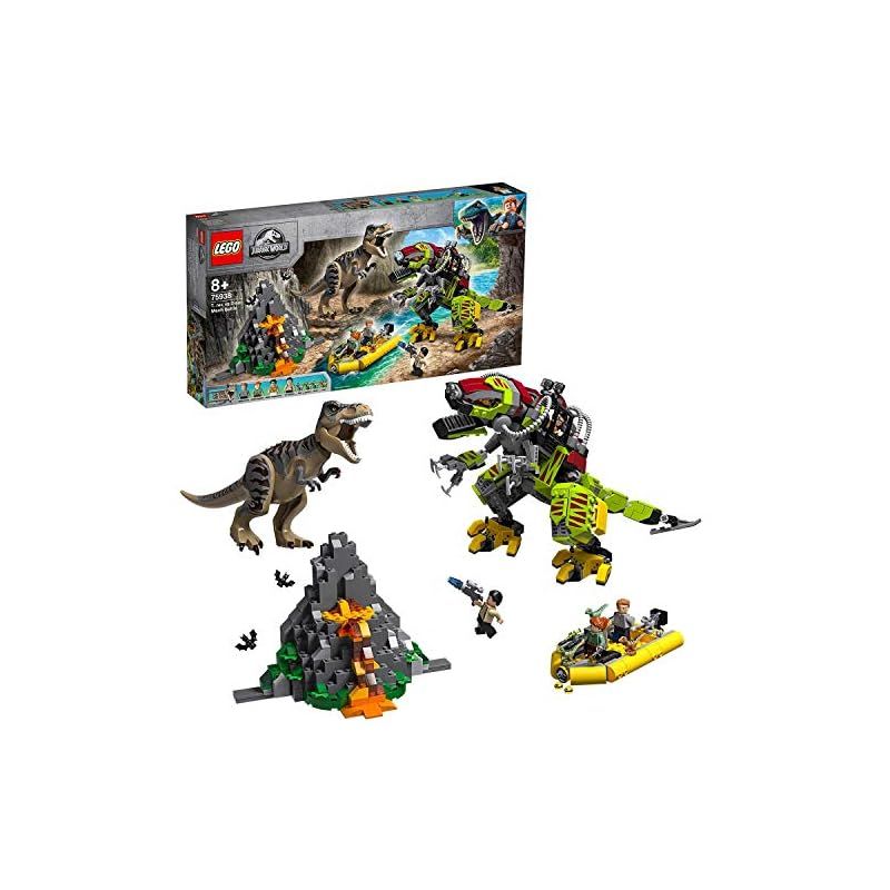 レゴ LEGO ジュラシック ワールド T-レックス vs. メカきょうりゅう 75938 ブロック おもちゃ 恐竜 男の子 0